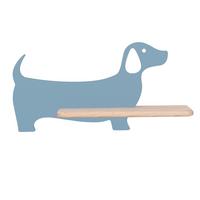 Kinderwandleuchte 21-02976 Dog - Hellblau, KONVENTIONELL, Holz/Holzwerkstoff (36.5/12/18.5cm)