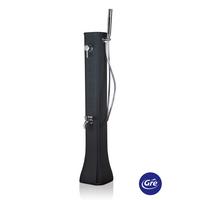 Solardusche Dusche - Dunkelgrau, KONVENTIONELL, Kunststoff (24,5/22/119cm) - Gre