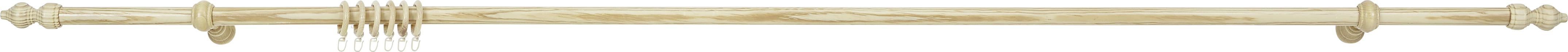 Rundstangengarnitur Benno Holz/kieferfarben L:180cm - Kieferfarben, KONVENTIONELL, Holz (180cm) - Ondega