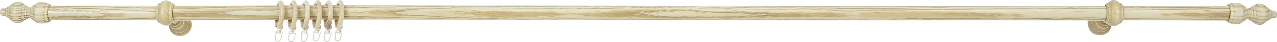 Rundstangengarnitur Benno Holz/Kieferfarben L:180cm - Kieferfarben, KONVENTIONELL, Holz (180cm) - Ondega