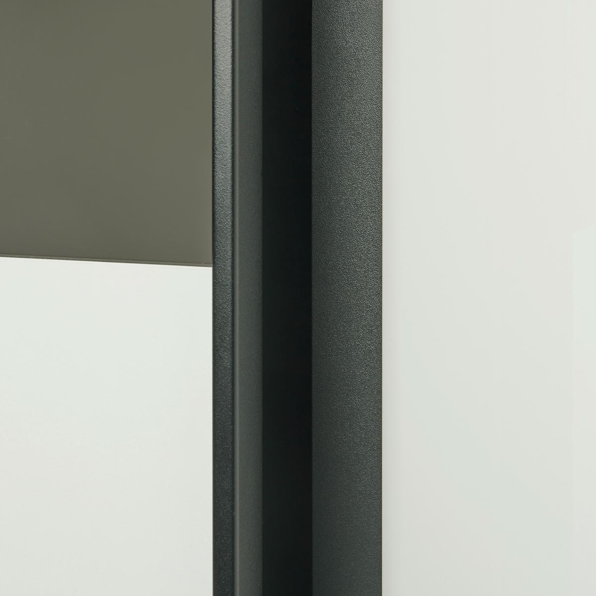 Eckschrank Mit Spiegel B: 225cm Ondega Anthrazit/weiß - KONVENTIONELL (225/242,2/319cm) - Ondega