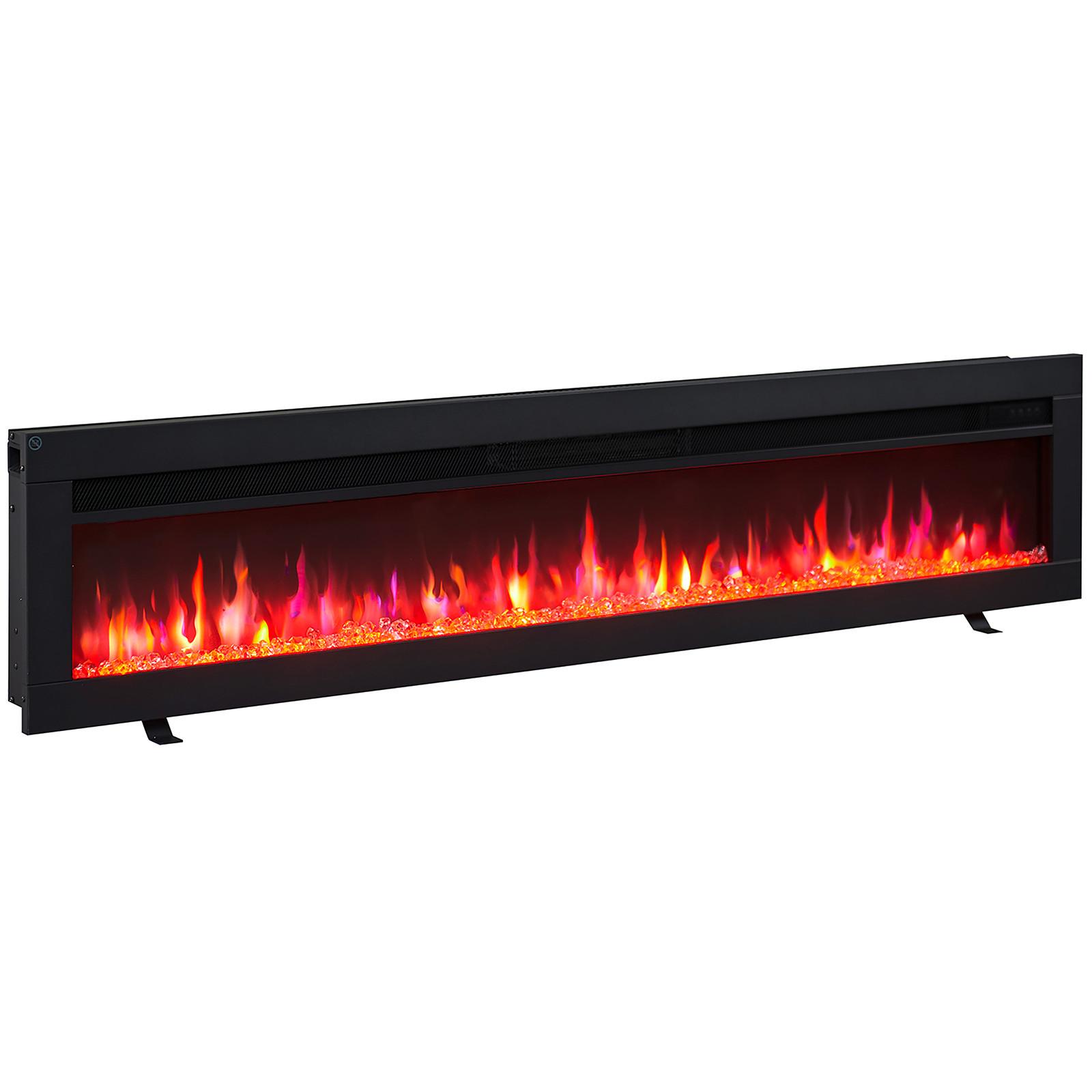 Elektrokamin Agnes 60 Ef459a - Schwarz, Basics, Metall (152/33/11cm)