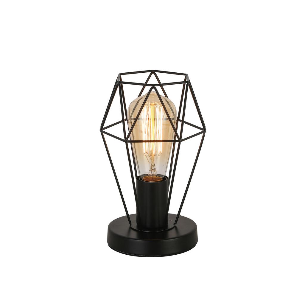 Tischlampe Kasia Schwarz mit Schnurschalter