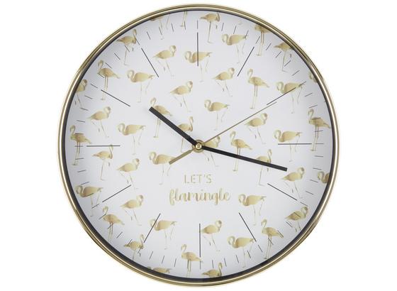 Nástenné Hodiny Goldie - biela/zlatá, umelá hmota (30cm) - Mömax modern living Nástenné Hodiny Goldie - biela/zlatá, umelá hmota (30cm) - Mömax modern living