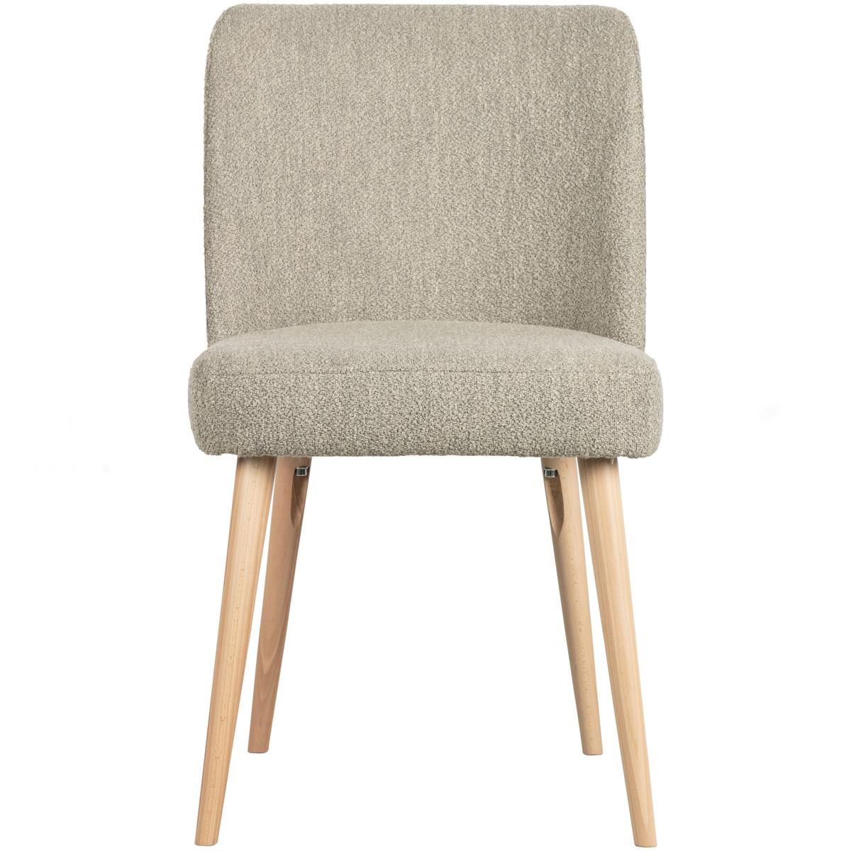 Stuhl-Set Force Naturfarben B: 47cm - Naturfarben, MODERN, Holz/Textil (47/81/58cm) - Livetastic