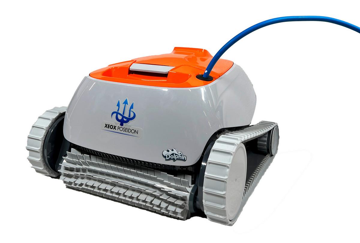 Poolroboter Xeox Poseidon - Orange/Grau, Basics, Kunststoff (43/40/25cm)