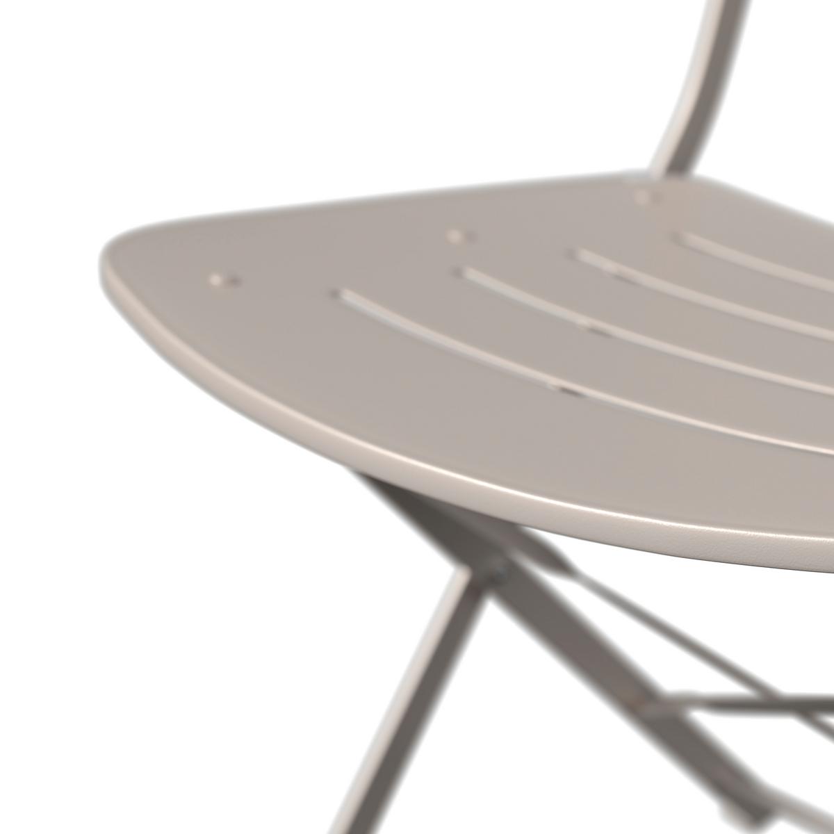 Balkonset Paris *ph* - Beige/Weiß, MODERN, Metall - Beldano