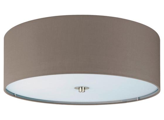 Deckenleuchte Pasteri - Taupe/Nickelfarben, MODERN, Textil/Metall (47,5/19,5cm) Deckenleuchte Pasteri - Taupe/Nickelfarben, MODERN, Textil/Metall (47,5/19,5cm)