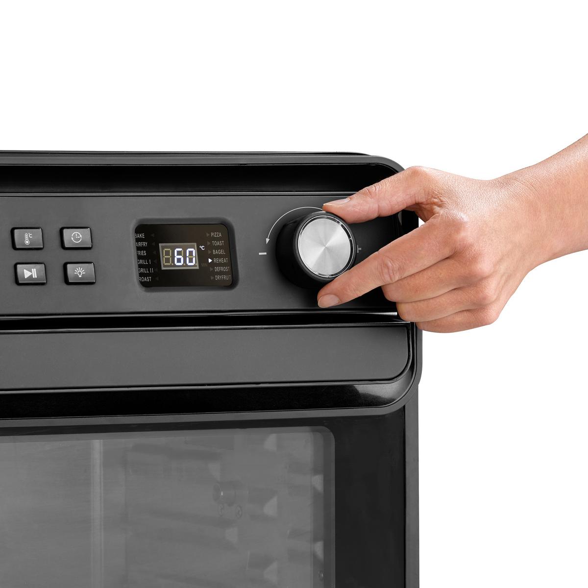 Heißluftfritteuse 3000 - Schwarz, Design, Kunststoff (40,5/35/39cm) - CASO Design