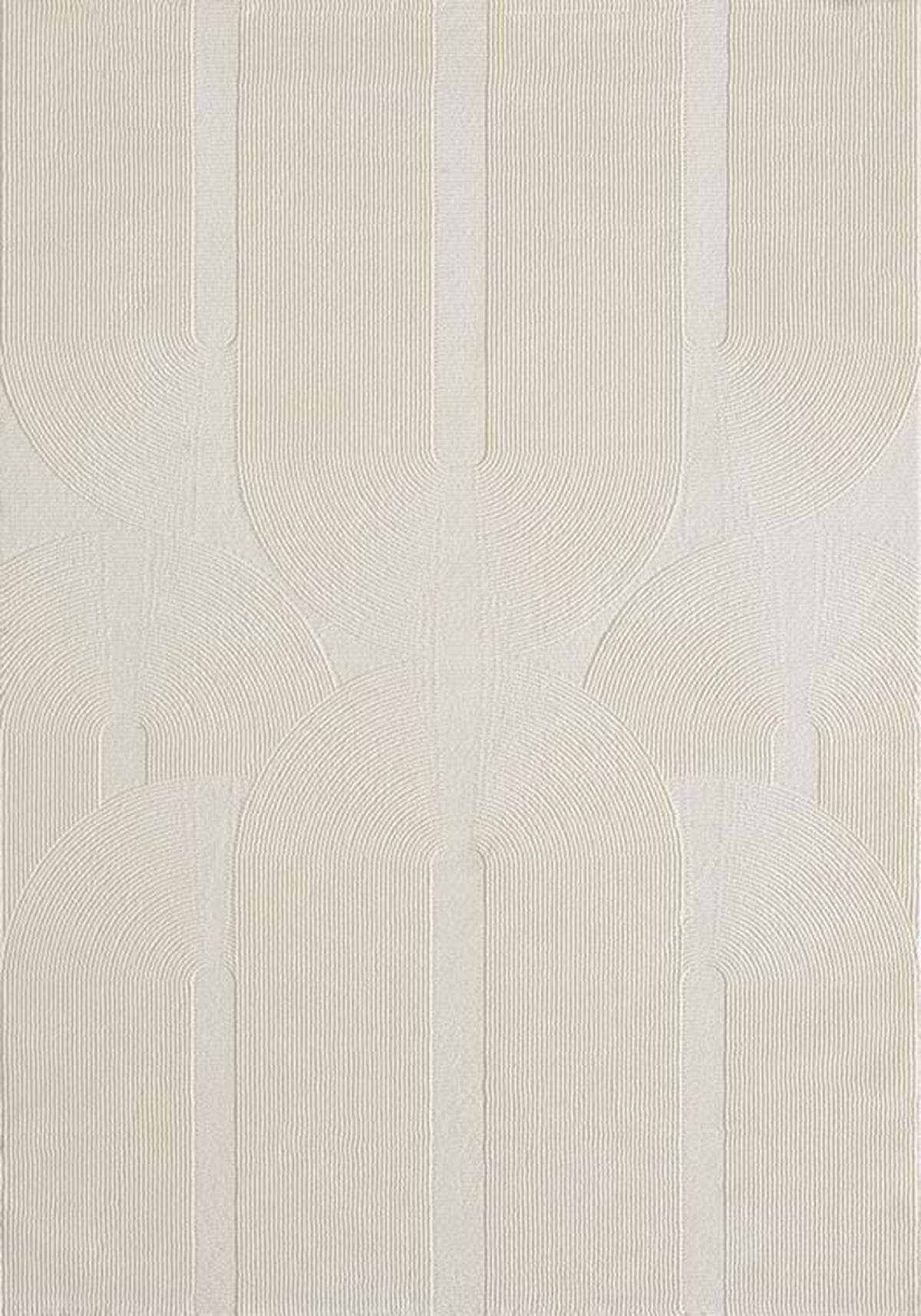 Webteppich Sign - Creme, KONVENTIONELL, Textil (200/290cm)