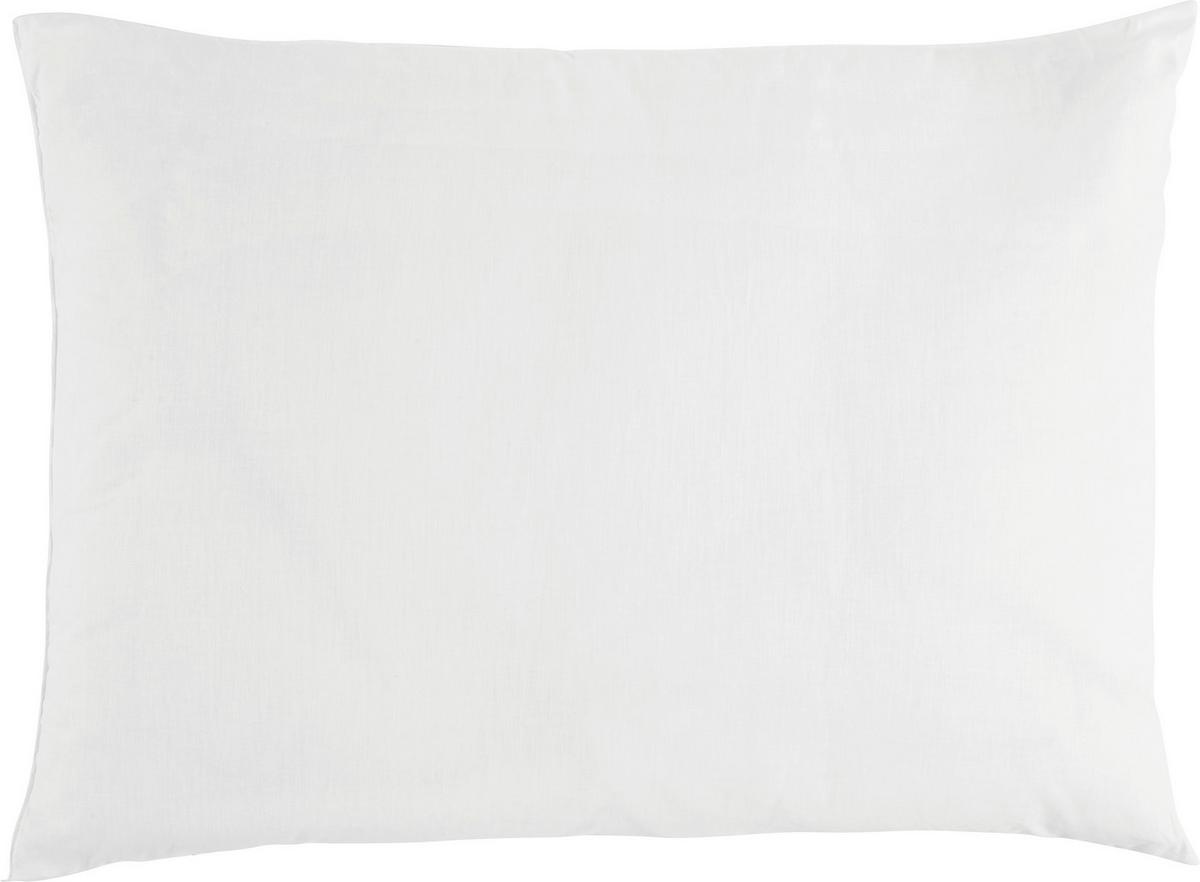 Kopfkissen Schlaf-Gut Utah 70x90 cm Polyester - Weiß, KONVENTIONELL, Textil (70/90cm) - FAN