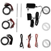 Einlegebodenbeleuchtung 3er Set Trento 2,4 W Led - Silberfarben, Design, Kunststoff/Metall (6/1/6cm) - Livetastic