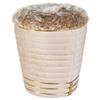 Hocker Doric 325 Goldfarben/Taupe D: 42 cm - Taupe/Goldfarben, Design, Textil (42/50cm) - Kayoom