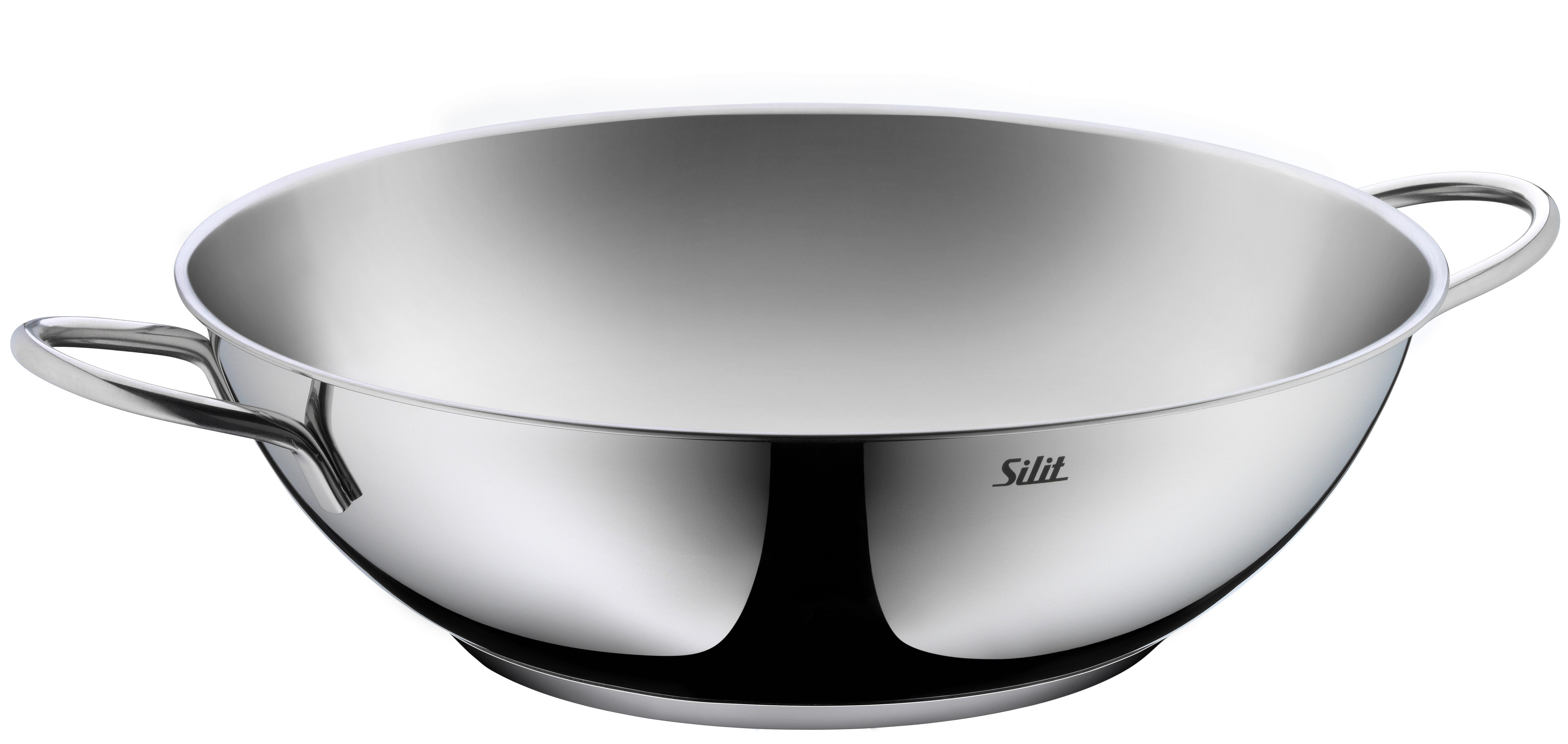 Wok D: 32 cm Edelstahl rostfrei