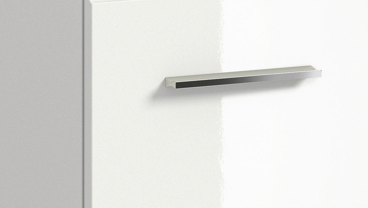 Waschtischkombi Ice Weiß Hg B: 60 Cm - Weiß Hochglanz/Weiß, MODERN, Keramik/Holzwerkstoff - MID.YOU