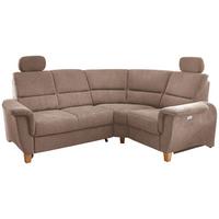 Ecksofa Parole Hellbraun S:237/186 Cm - Wildeiche/Hellbraun, KONVENTIONELL, Textil (237/186cm) - Livetastic