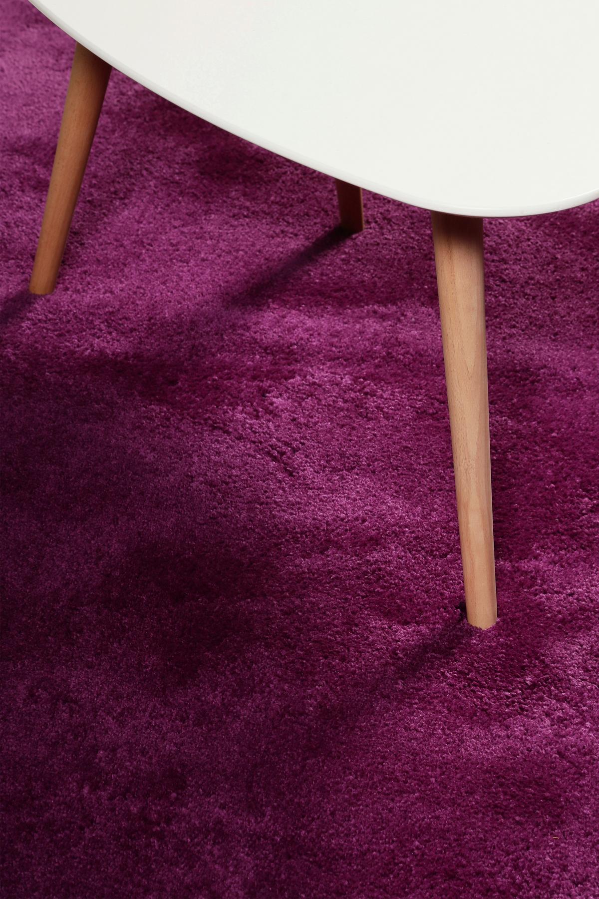 Hochflorteppich Relaxx Violett/Weinrot 120x170 cm - Violett/Weinrot, Basics, Textil (120/170cm) - Esprit