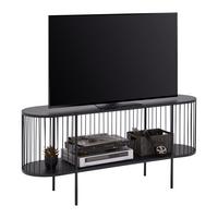 NÍZKA KOMODA TIAGO -EXKLUSIV- - čierna, Lifestyle, kov (120/54/34cm) - Mömax