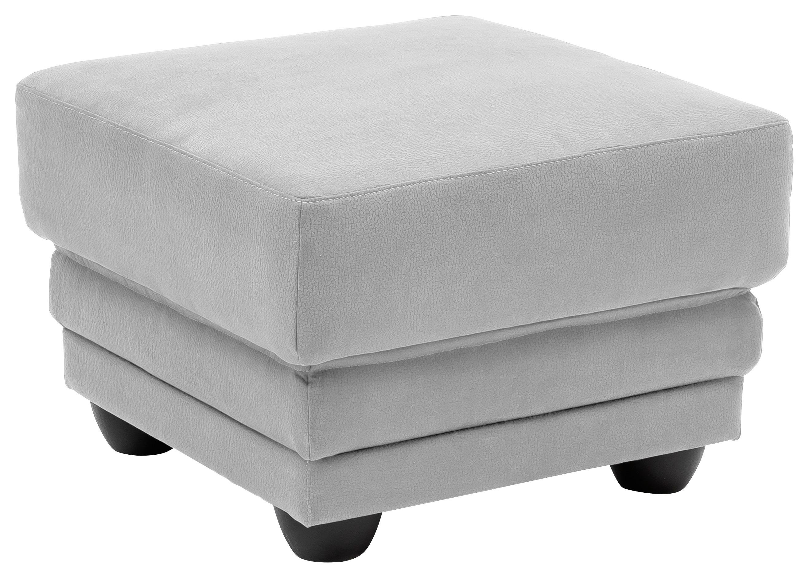 Hocker Nebolo - Hellgrau/Schwarz, Design, Textil (65/46/65cm) - Livetastic