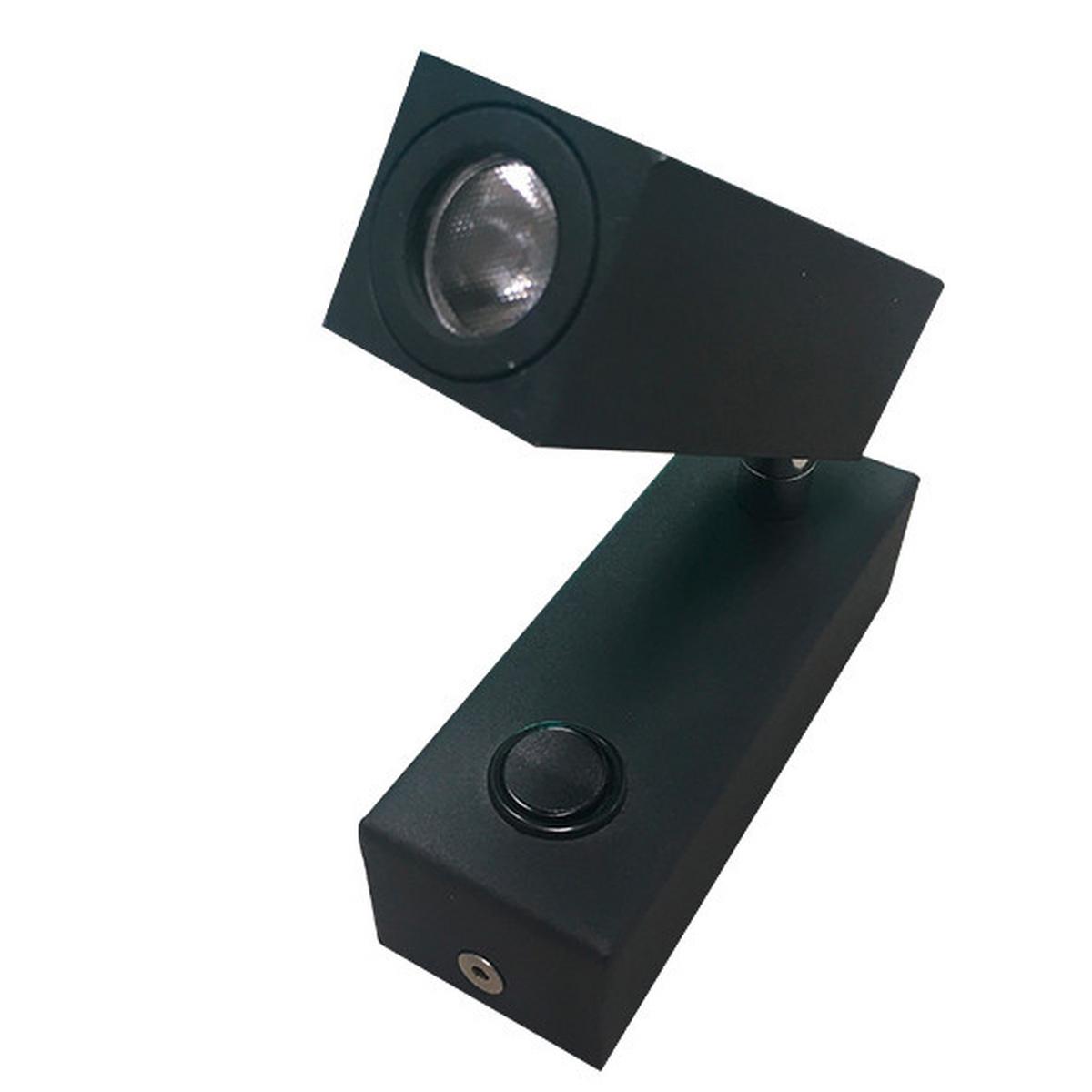 Led-wandleuchte 5001/apn - Schwarz, Design, Metall (11/8/4cm)