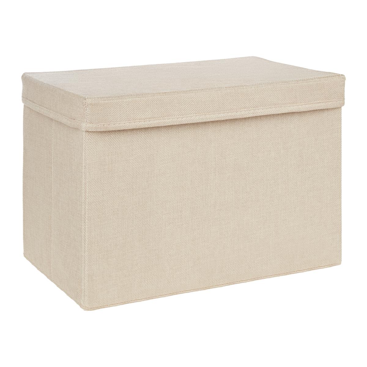 Skladací box Cindy ca. 23l - béžová, Modern, kartón/textil (38/26/24cm) - Mömax
