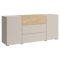 Sideboard 150cm Berlin 150 Kaschmir/Eichefarben - Kaschmir/Eichefarben, Design, Holzwerkstoff (150/68/38,5cm) - P & B