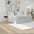Boxspringbett mit Topper und Bettkasten 180x200 cm Medino - Hellgrau, KONVENTIONELL, Holz/Holzwerkstoff (180/200cm) - Luca Bessoni