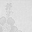 Kurzgardine Transparent Lace Bxl: 60x90 Cm Mit Blumenmotiv - Weiß, KONVENTIONELL, Textil (60/90cm) - Ondega