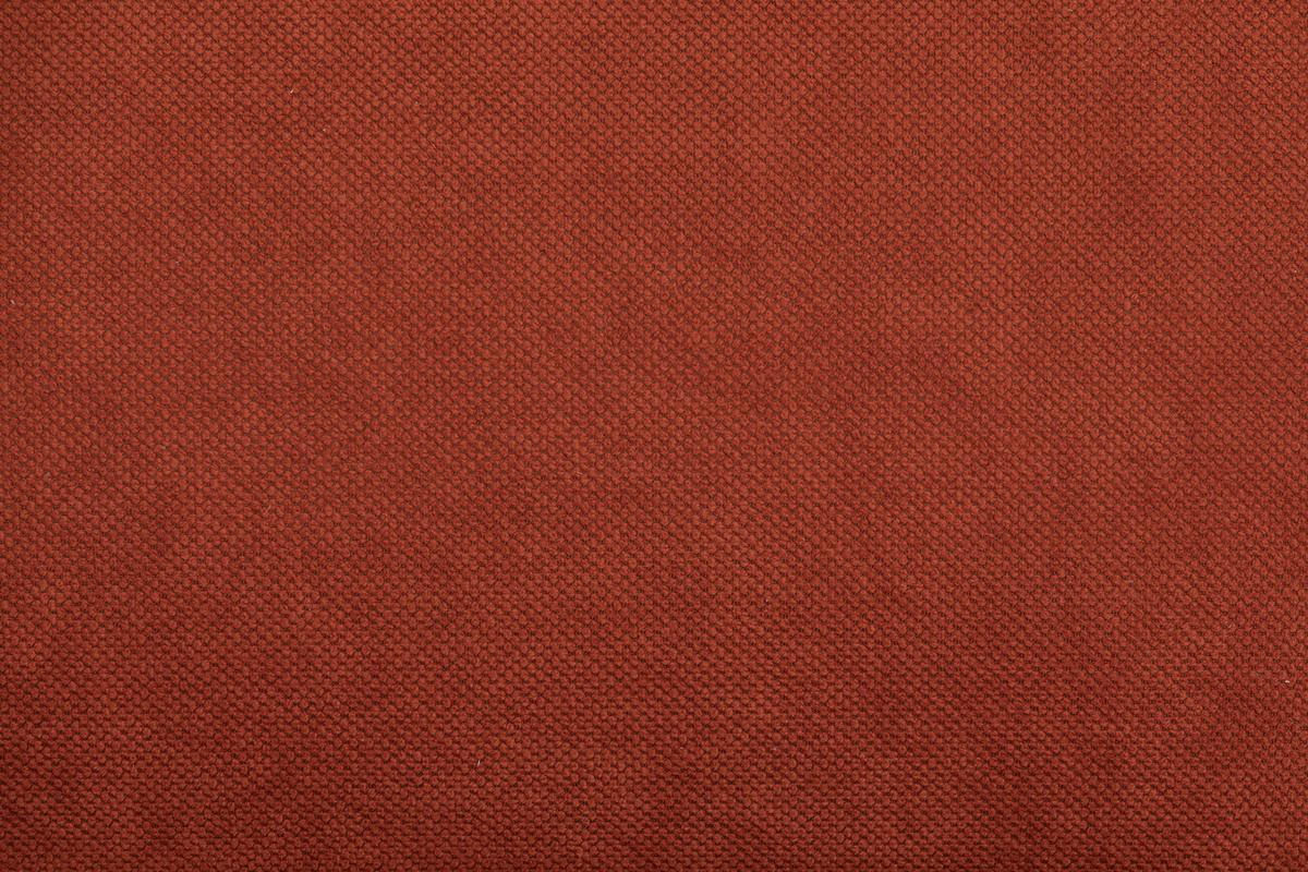 Sofa Honey - Terracotta/Schwarz, Trend, Textil (185/77/83cm) - P & B