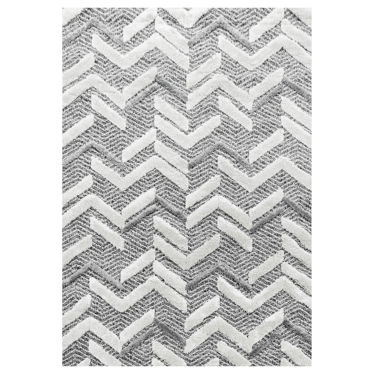 Teppich Läufer Grau Pisa 80x250 Cm - Grau, KONVENTIONELL, Textil (80/250cm)