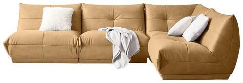 Ecksofa Giselle Hellbraun S: 315x210 Cm - Hellbraun, Trend, Textil (315/210cm) - Livetastic