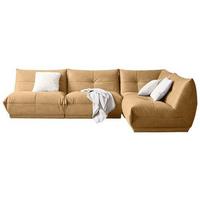 Ecksofa Giselle Hellbraun S: 315x210 Cm - Hellbraun, Trend, Textil (315/210cm) - Livetastic