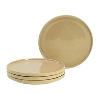 Desserttellerset Futuro Sand Beige L: 21,5 cm - Beige, Basics, Keramik (21,5/21,55/13cm) - Creatable