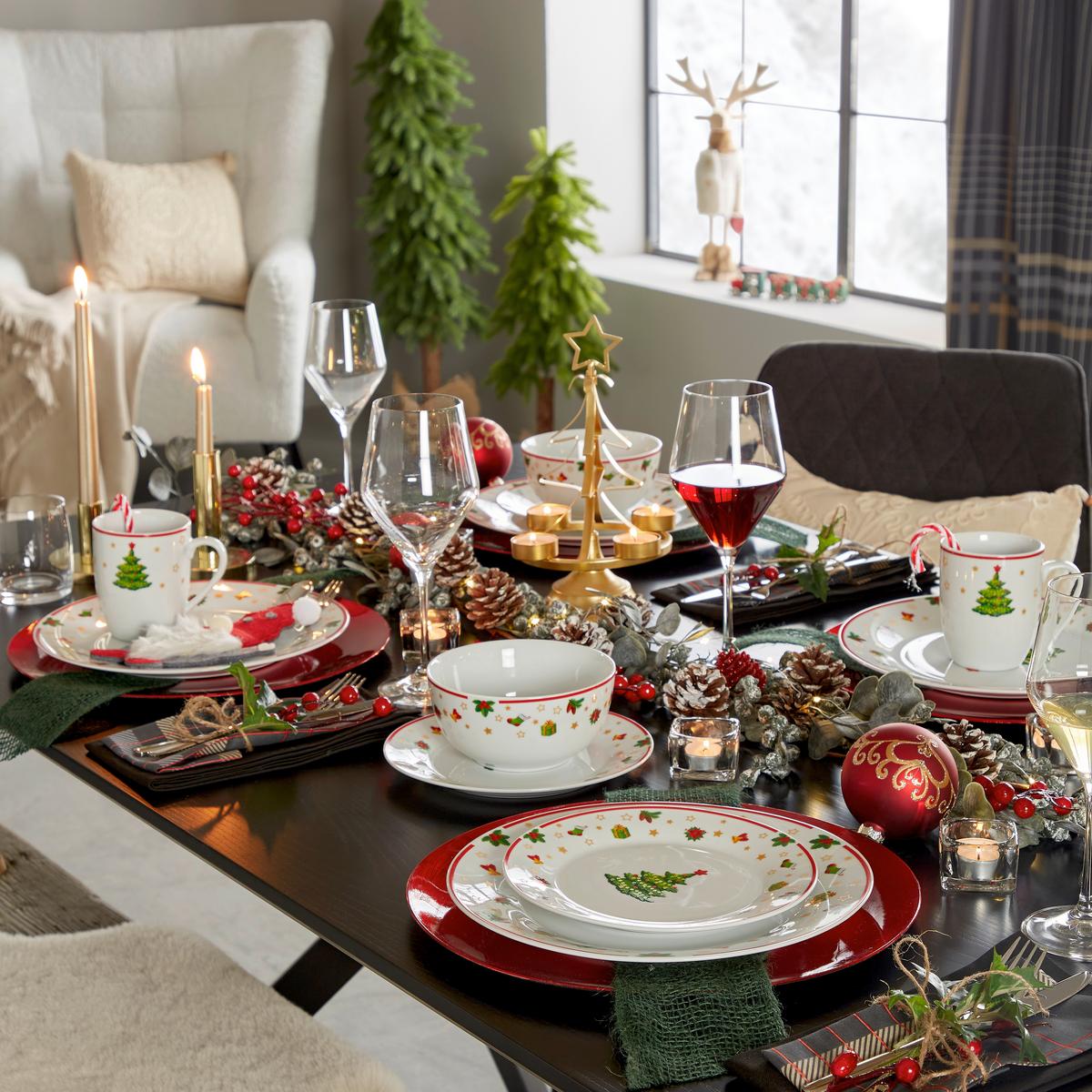 Besteckset 30-Teillig Midi für 6 Personen - Edelstahlfarben, KONVENTIONELL, Metall - Silit