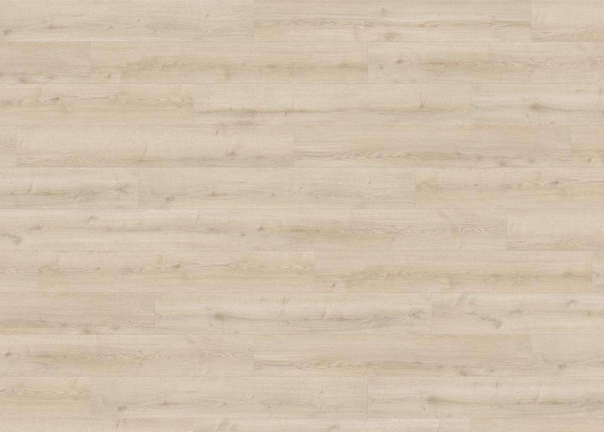 Designboden Eiche Bianco Landhausdiele Stärke 8mm - Eiche Bianco, Basics, Holzwerkstoff (19.3/128.2cm) - Living by HARO