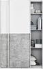 Víceúčelová Skříň Ohio  -Exklusiv- - šedá/bílá, kov/dřevo (120/191/42cm) - Modern Living