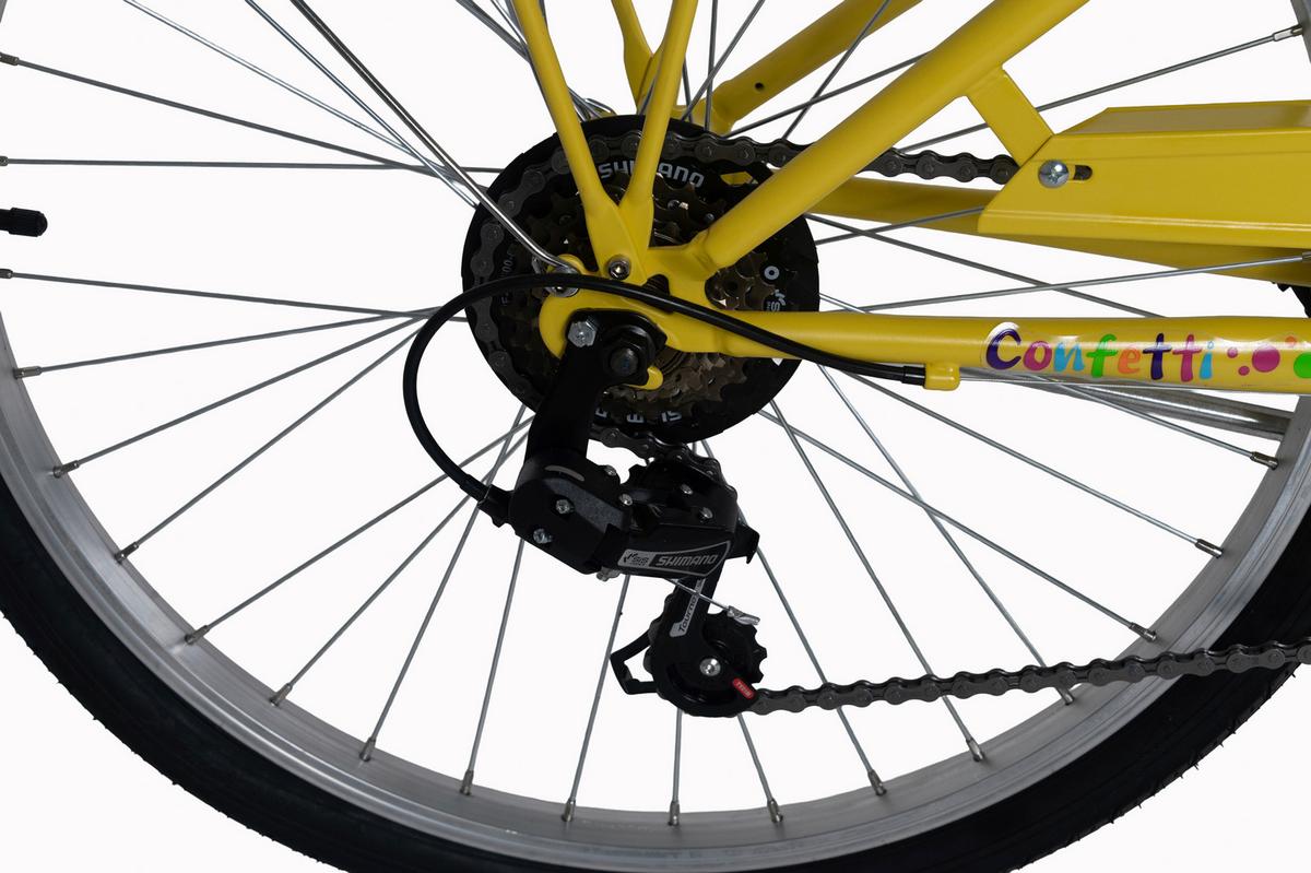 DaCapo Kinderfahrrad gelb - Gelb, MODERN, Metall (25kg)