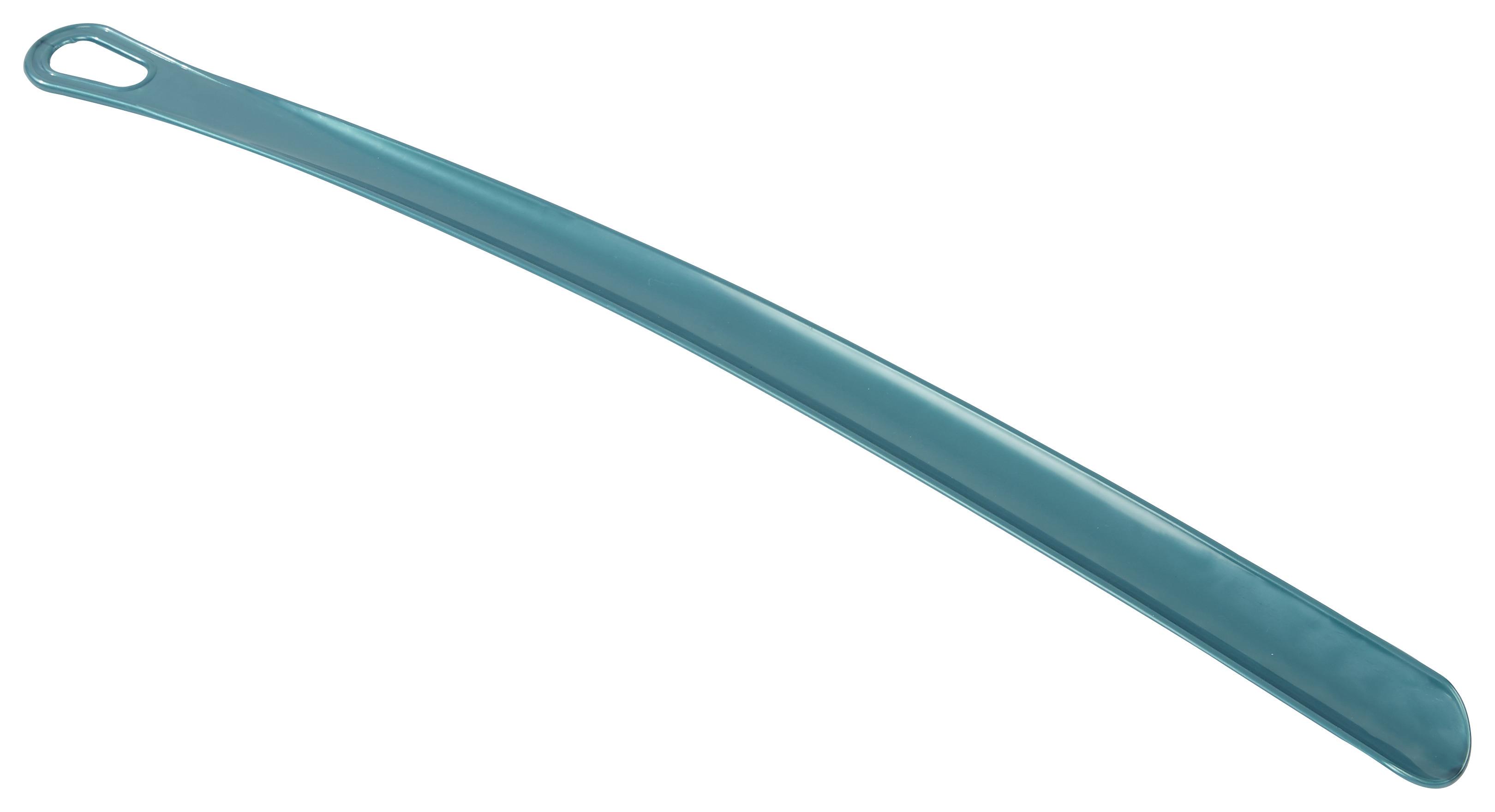 Schuhlöffel Kunststoff L: 59 cm Versch. Farben 1stück - Smaragdgrün/Blau, KONVENTIONELL, Kunststoff (4,5/59/2cm)