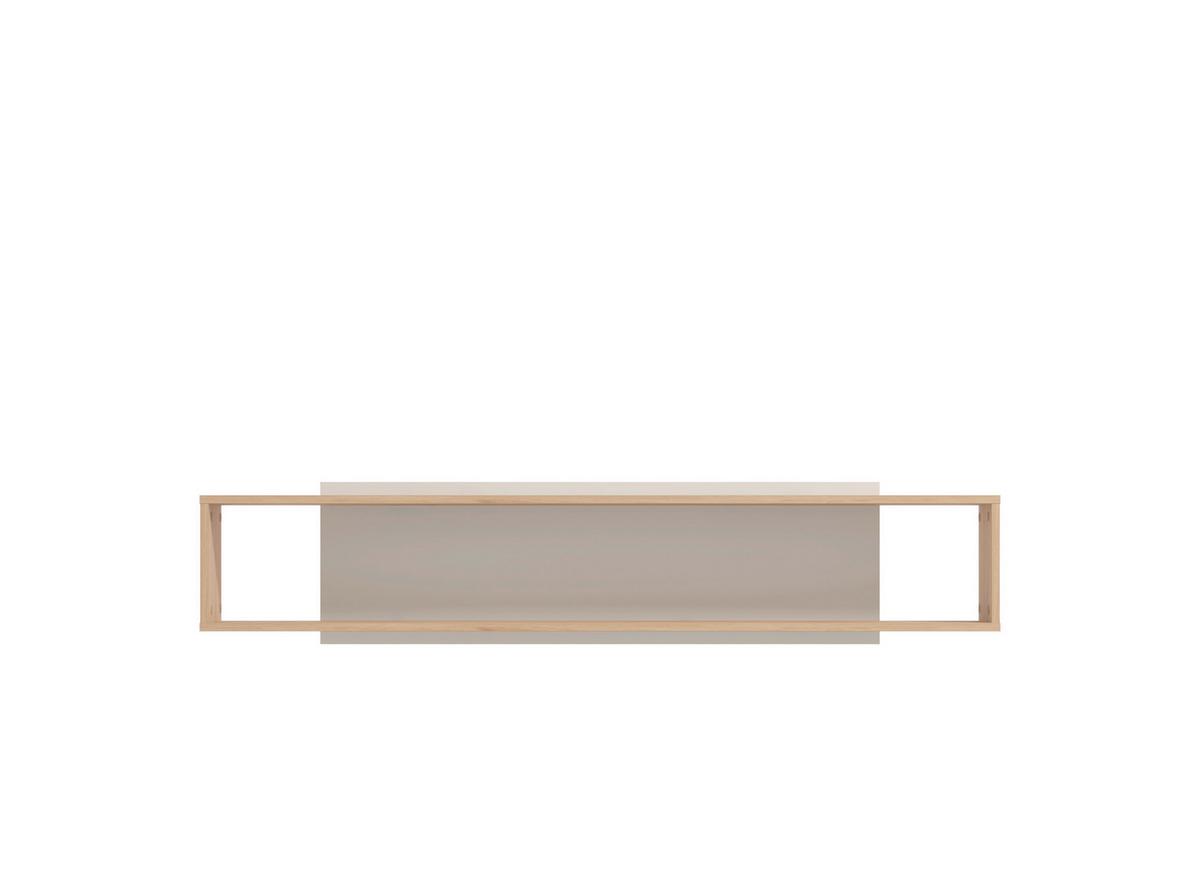 Falipolc Belfort Zp - tölgyfa színű, Modern, faalapú anyag (150,5/31,5/19,5cm)