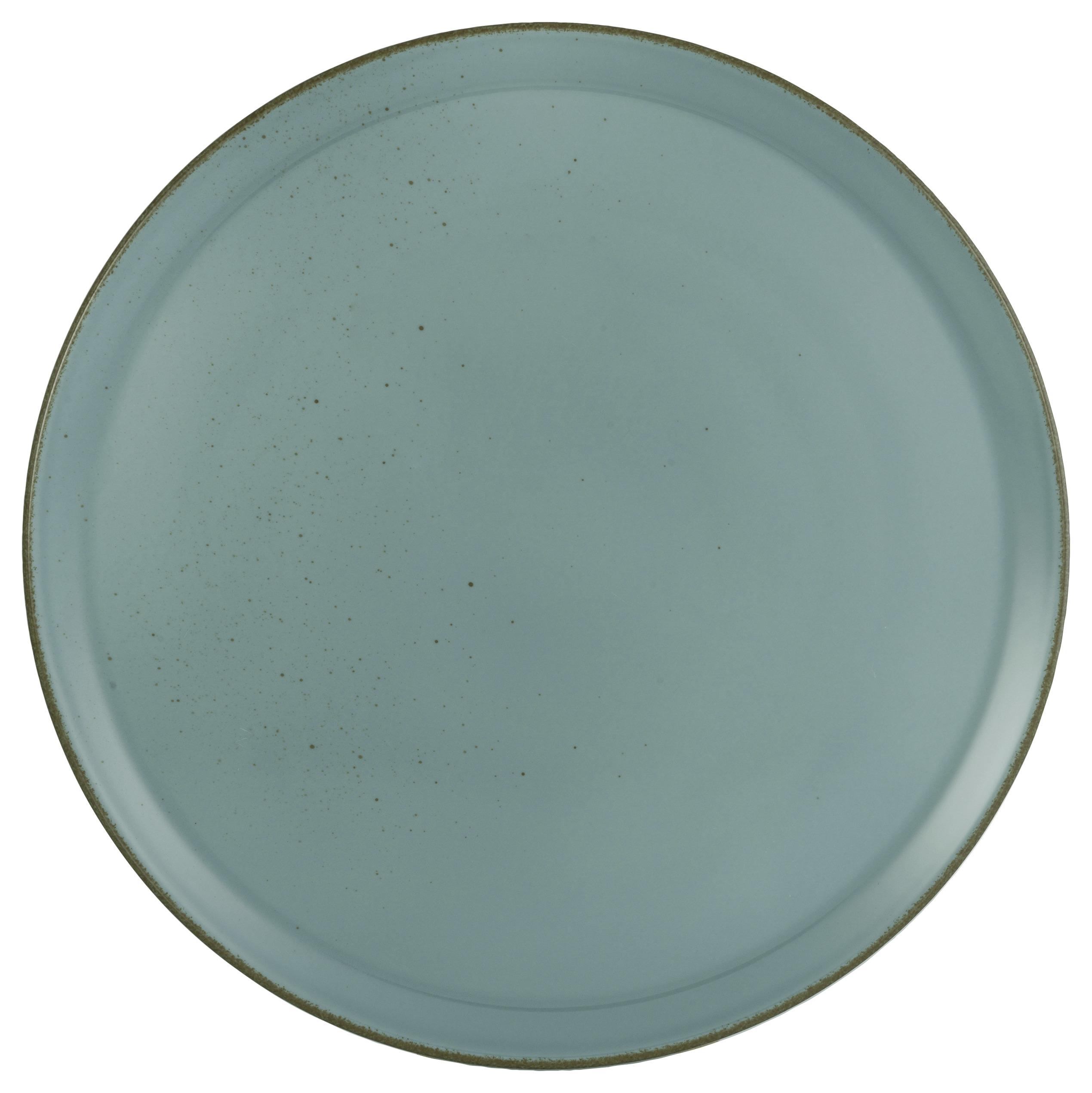 Talíř Capri, Ø: 33cm - zelená, Moderní, keramika (33/33/2cm) - Premium Living