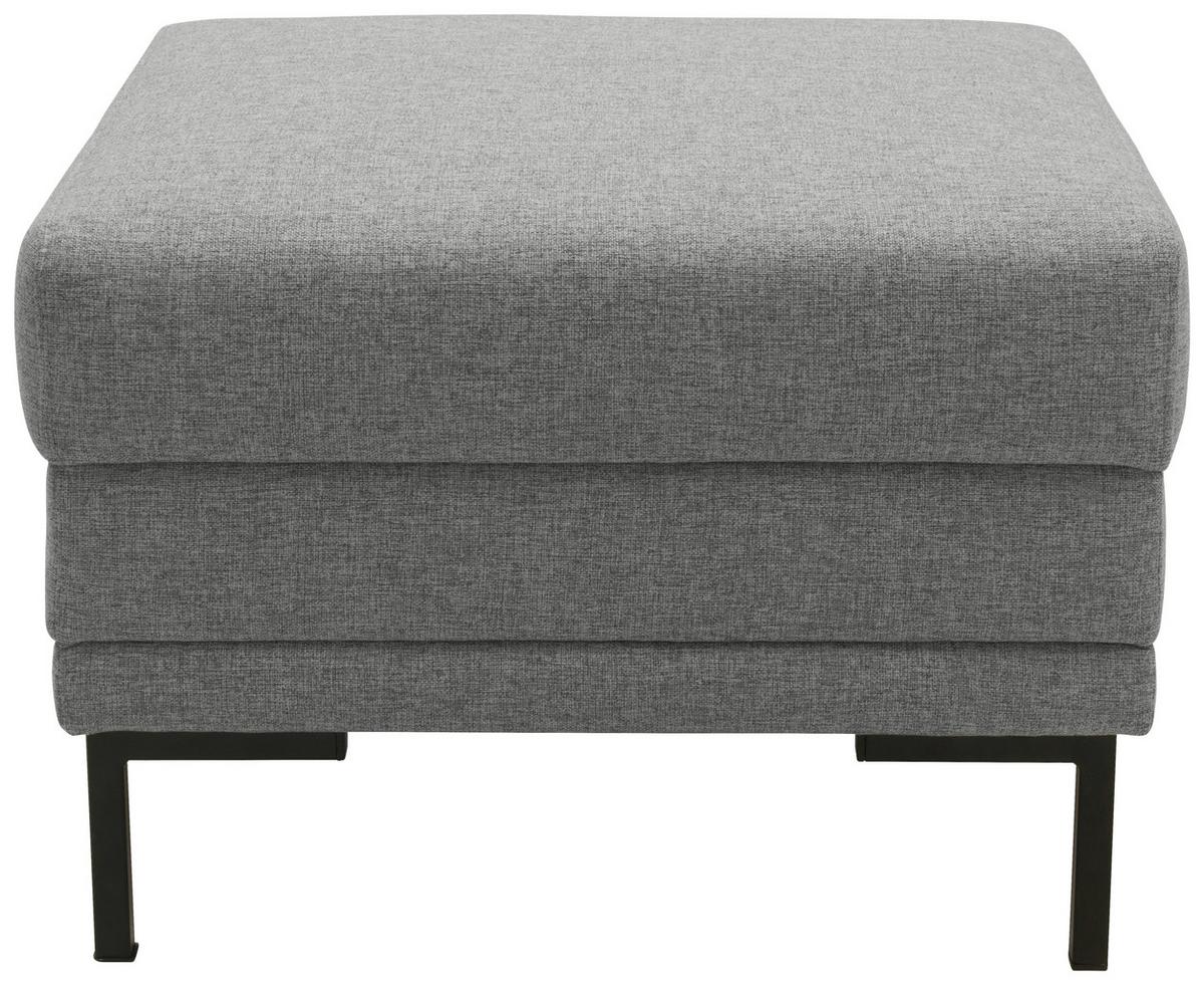 Hocker Looks Vii - Schwarz/Grau, Design, Textil (55/45/55cm) - LOOKS by W.Joop