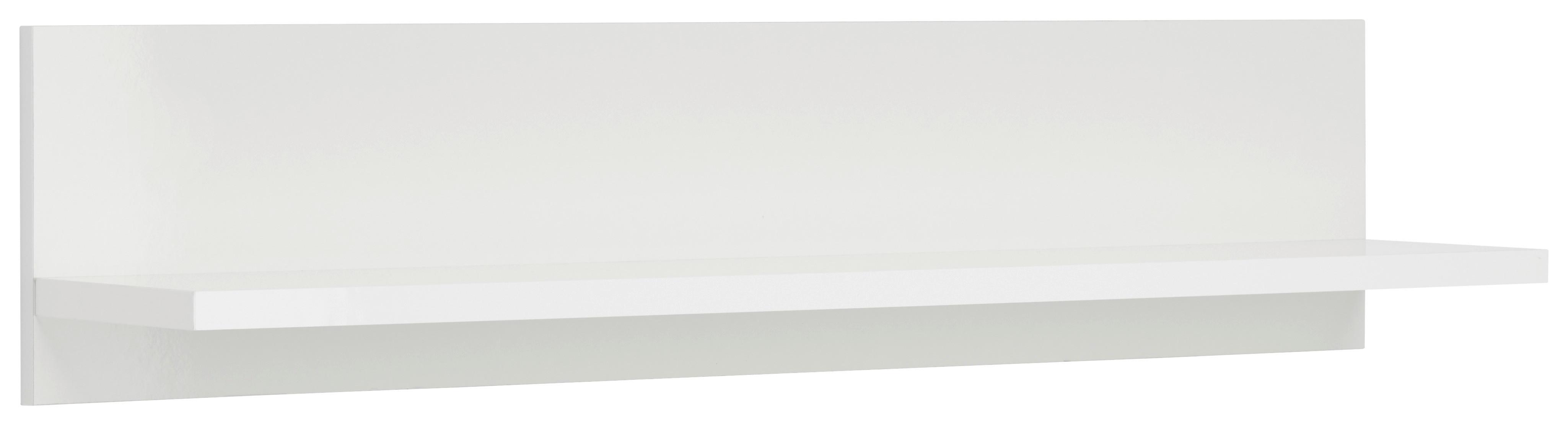 Wandregal Avanti Weiß B: 100 Cm - Weiß, MODERN, Holzwerkstoff (100/22/20cm) - Hom`in