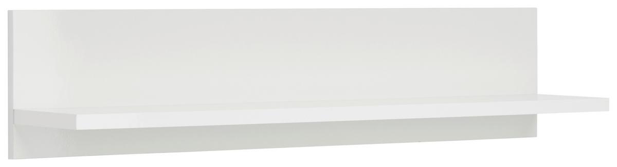 Wandregal Avanti Weiß B: 100 cm - Weiß, MODERN, Holzwerkstoff (100/22/20cm) - Hom`in