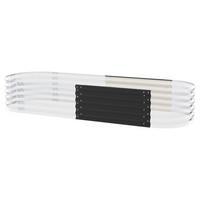Hochbeet Erweiterung Metall 80 x 40,1 x 80 cm Schwarz - Schwarz, Basics, Metall (80/40,1/80cm)