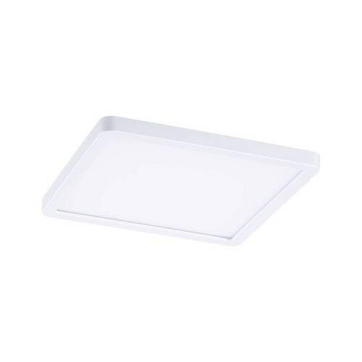 LED-Paneel L: 17,5 cm dimmbar - Weiß, Design, Kunststoff (17,5/17,5cm) - Paulmann