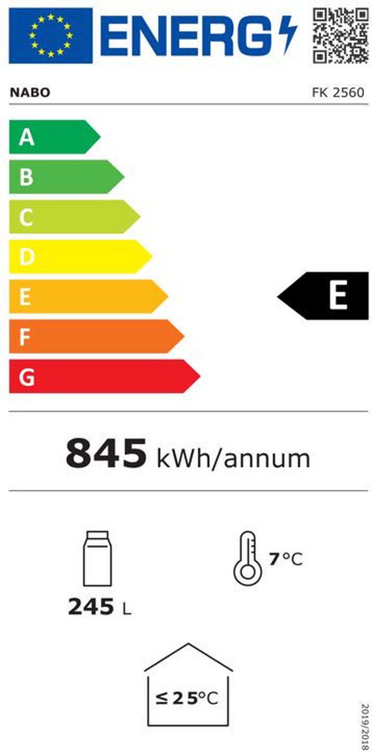 Flaschenkühler Nabo Fk 2560 Silber/weiss - Silberfarben/Weiß, Basics, Glas/Kunststoff (55/144/58cm) - Nabo