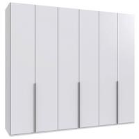 Drehtürenschrank New York Weiß B: 270 cm - Weiß, MODERN, Holzwerkstoff (270/236/58cm) - MID.YOU
