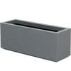 Blumenkasten Kunststoff Grau Wetter-/ und Uv-Beständig - Grau, Basics, Kunststoff (60/23/20cm)