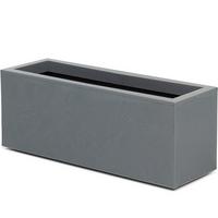 Blumenkasten Kunststoff Grau Wetter-/ und Uv-Beständig - Grau, Basics, Kunststoff (60/23/20cm)