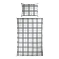 Bettwäsche Lund - Grau, MODERN, Textil - Luca Bessoni